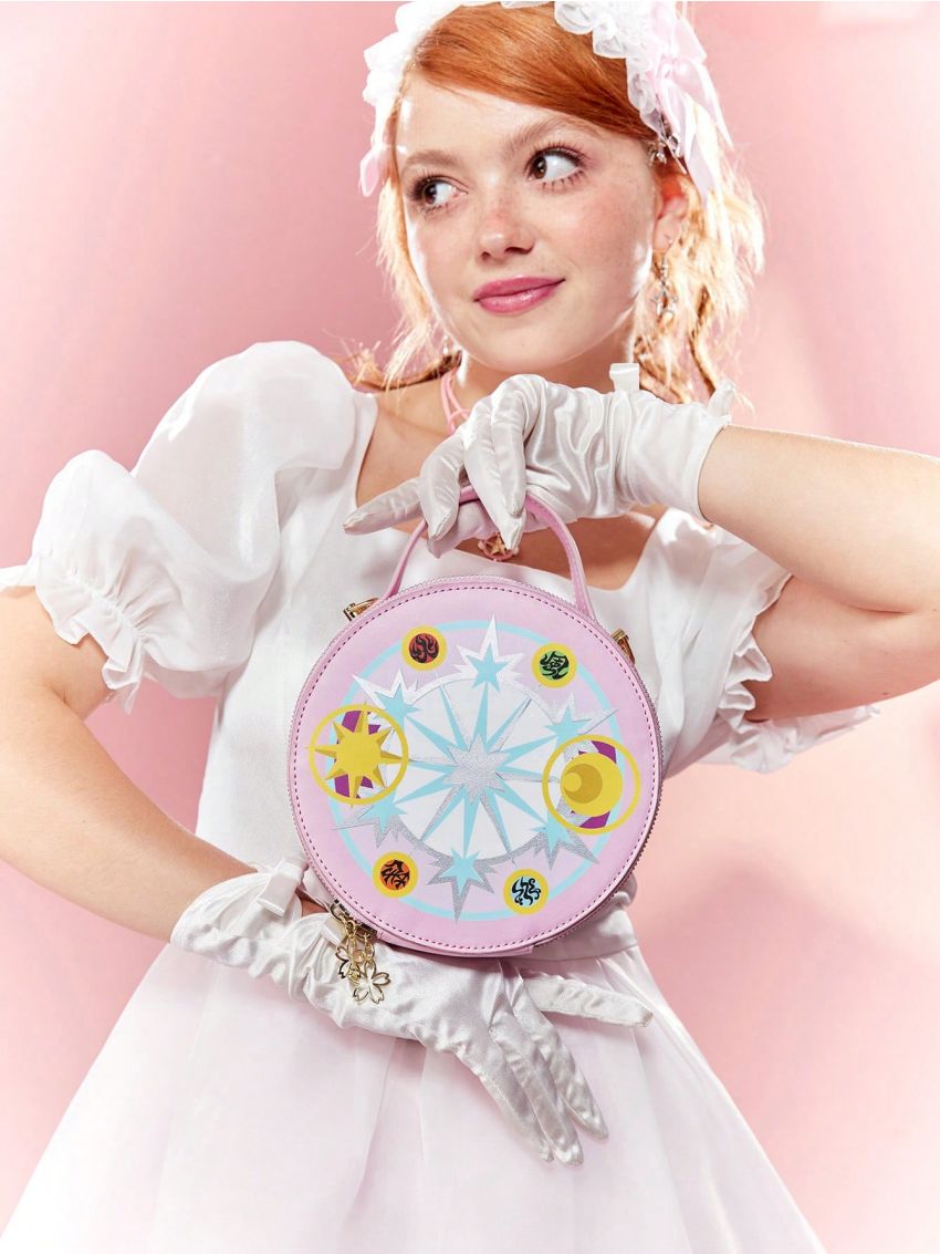 CARDCAPTOR SAKURA | SHEIN Collaboration Pink Circle Bag