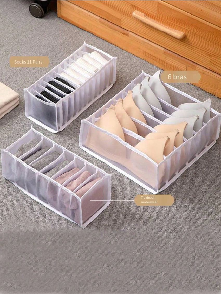 1 Underwear Compartment Organizer Socks Underwear Storage Box Drawer Storage Organizer Bag