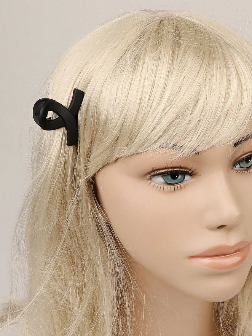 5pcs/set 4cm Matted Brown Crossed Hair Claws