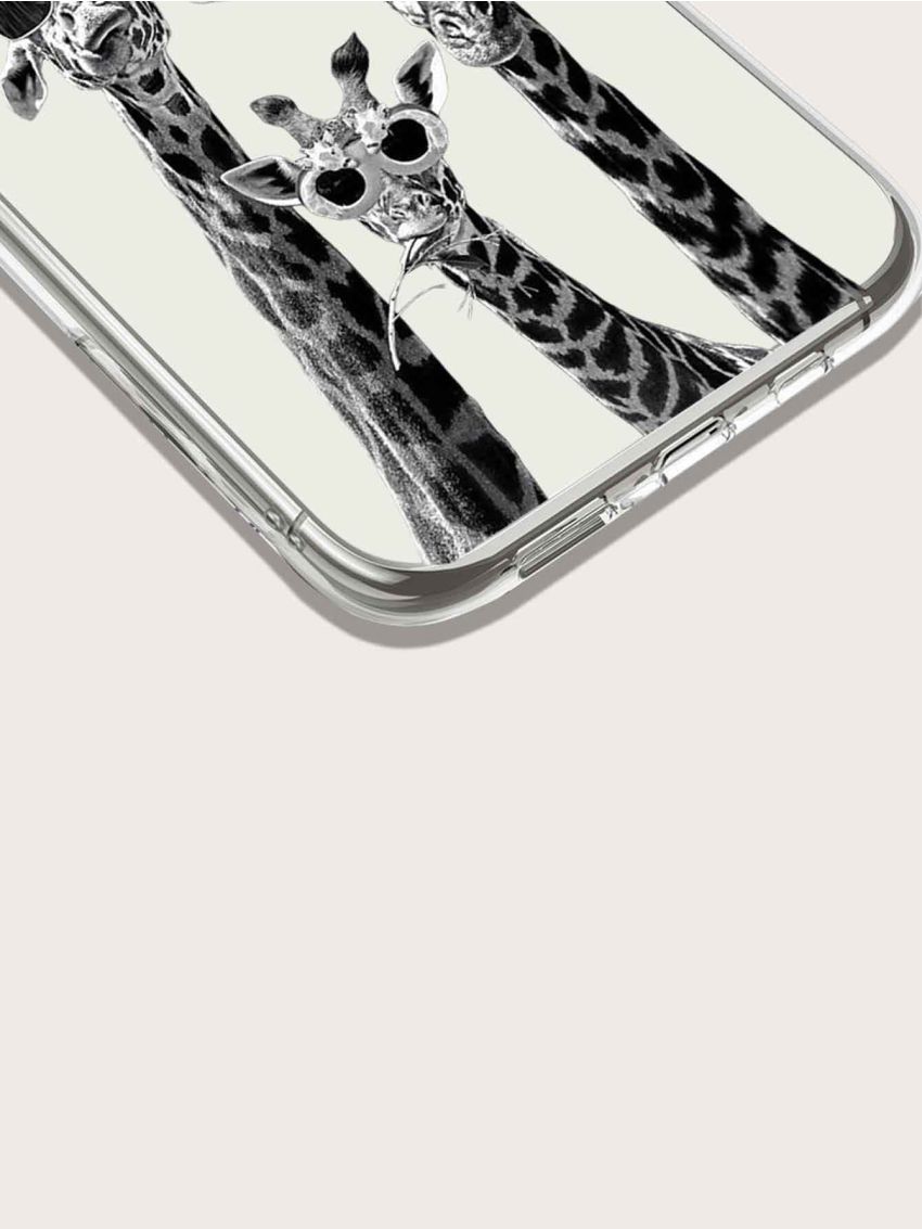 Giraffe Clear Case Compatible With iPhone