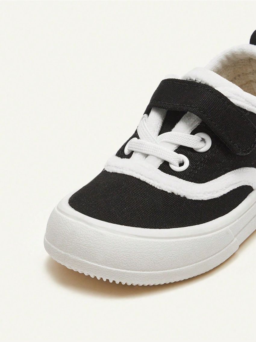 Cozy Cub Boys' Fashionable And Trendy Design Casual Sports Shoes For Autumn And Winter, Black