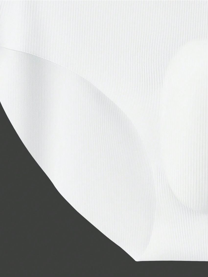 Men'S Rib Knit Solid Color Triangle Underwear