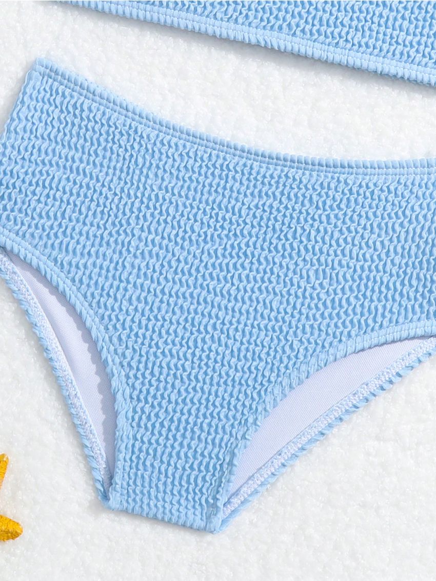 Baby Swimsuit Unisex Style Two Piece Swimwear, Made With Soft Textured Ribbing Fabric