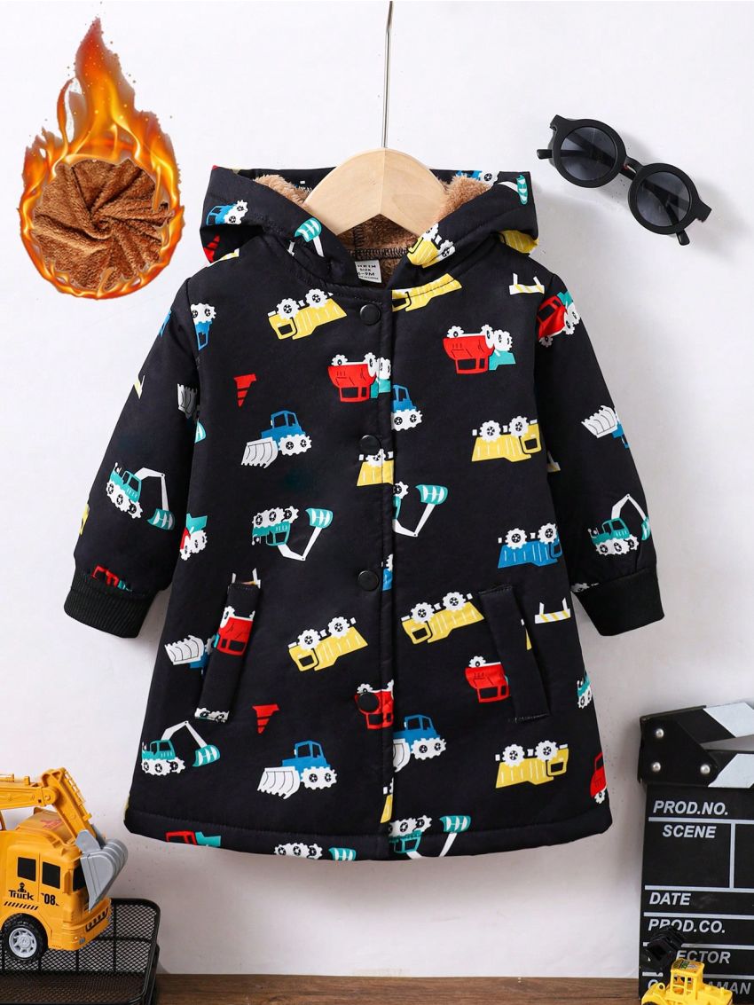 Infant Boys' Casual Printed Winter Jacket