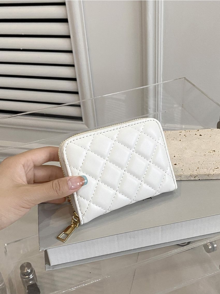 Minimalist Quilted Small Wallet