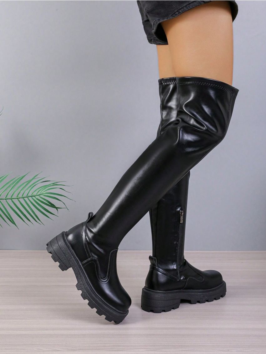 Fashionable Women's Over-the-knee Boots For Autumn And Winter