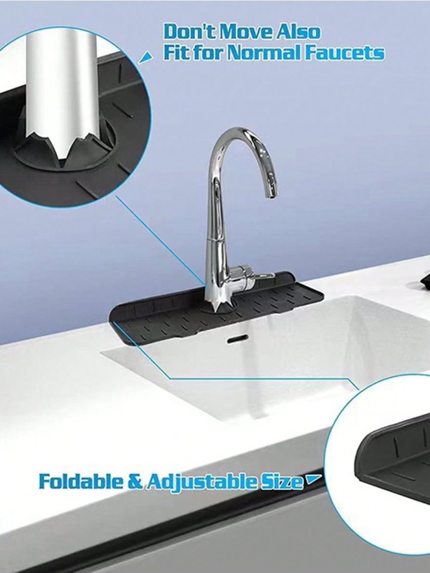 Orange Sink Splash Guard