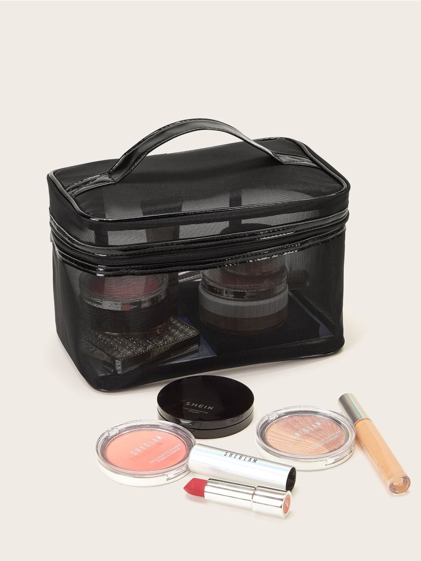 Mesh Net Makeup Bag , Travel Essentials