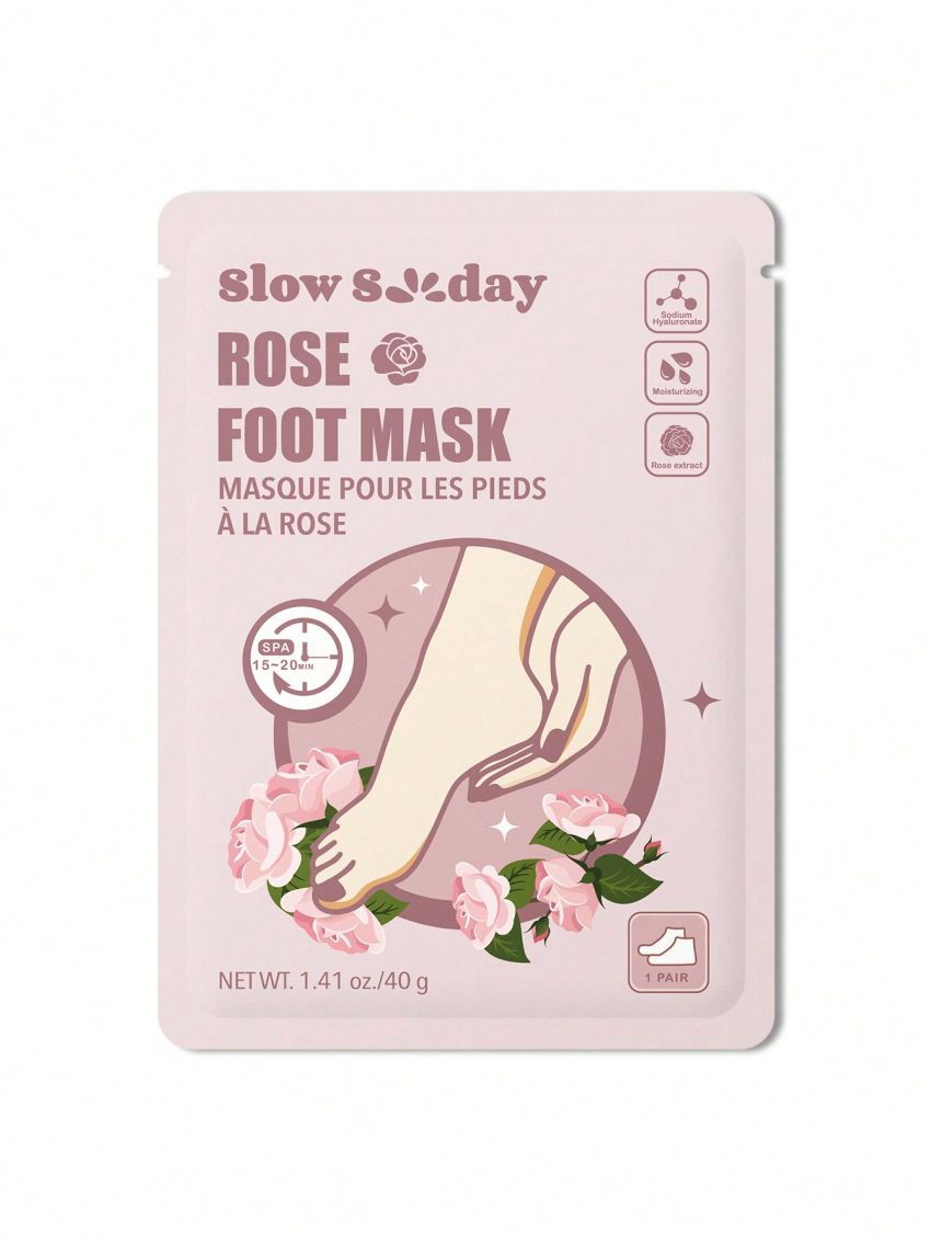 SlowSunday Argan Rose Foot Mask