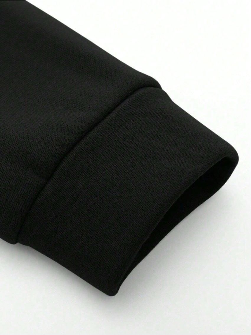 Manfinity EMRG Men's Black Sweatshirt With Bear Pattern