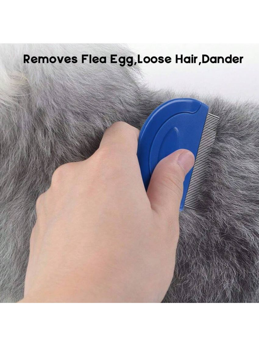 Flea Comb for Cat Dog, Pet Hair Removal Comb