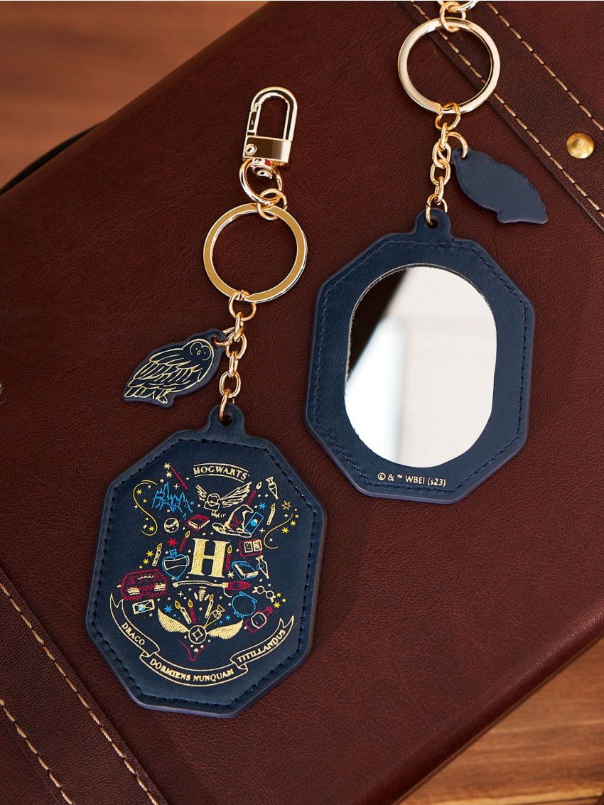 HARRY POTTER X SHEIN Blue Portable Compact Mirror
