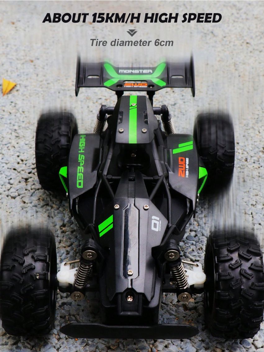 Mini High-speed Offroad Remote Control Car With Drifting Function & Anti-collision Design, Rubber Big Tires, Perfect For Interaction During Summer Vacation
