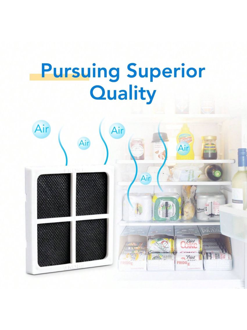 Refrigerator Air Filter AF004 Replacement for LG LT120F, Kenmore Elite 469918, 9918, ADQ73214402, ADQ73214404, ADQ73334008, 3PACK