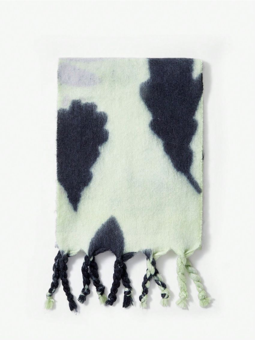 SHEIN ICON Tassel Decor Warm Scarf