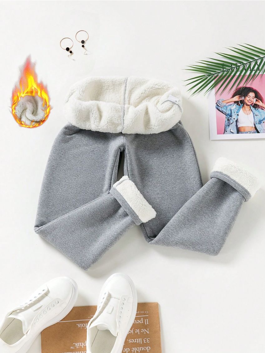 Women's Solid Colored Thermal Underwear Leggings