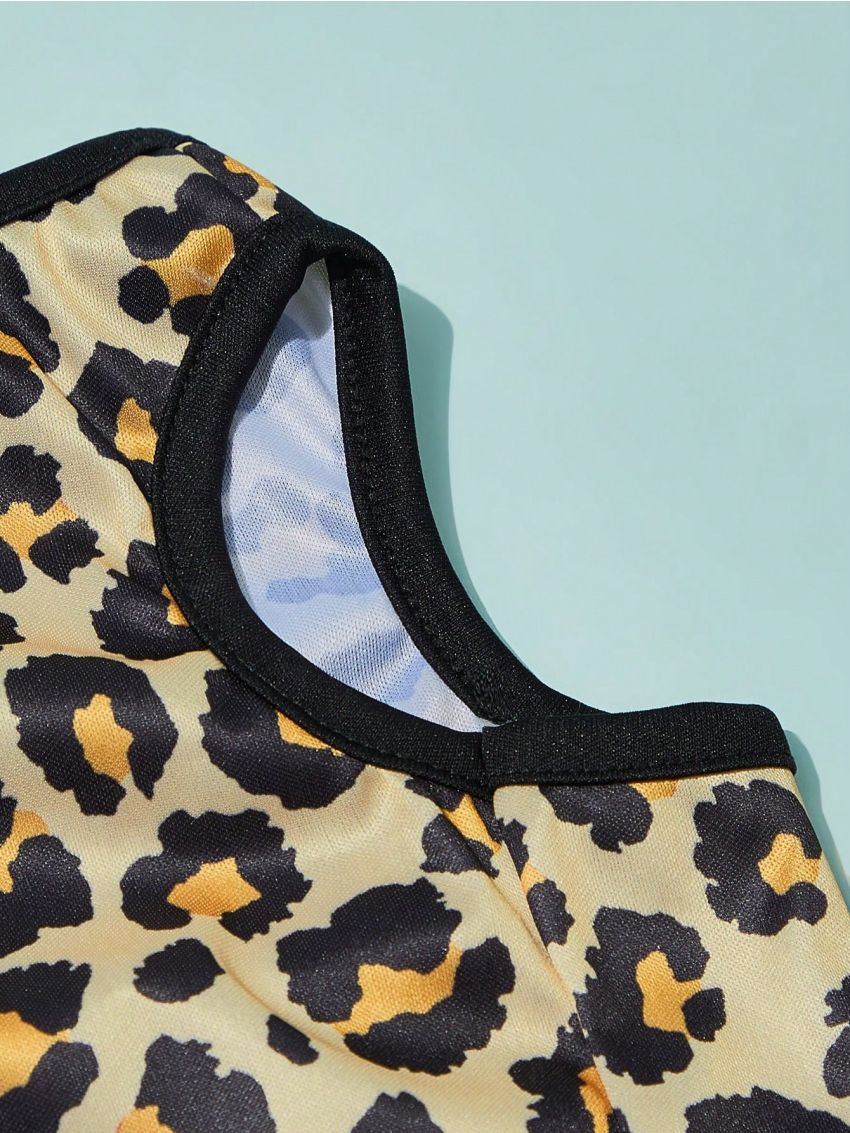 PETSIN Petsin Leopard Printed Pet Vest For Cats And Dogs