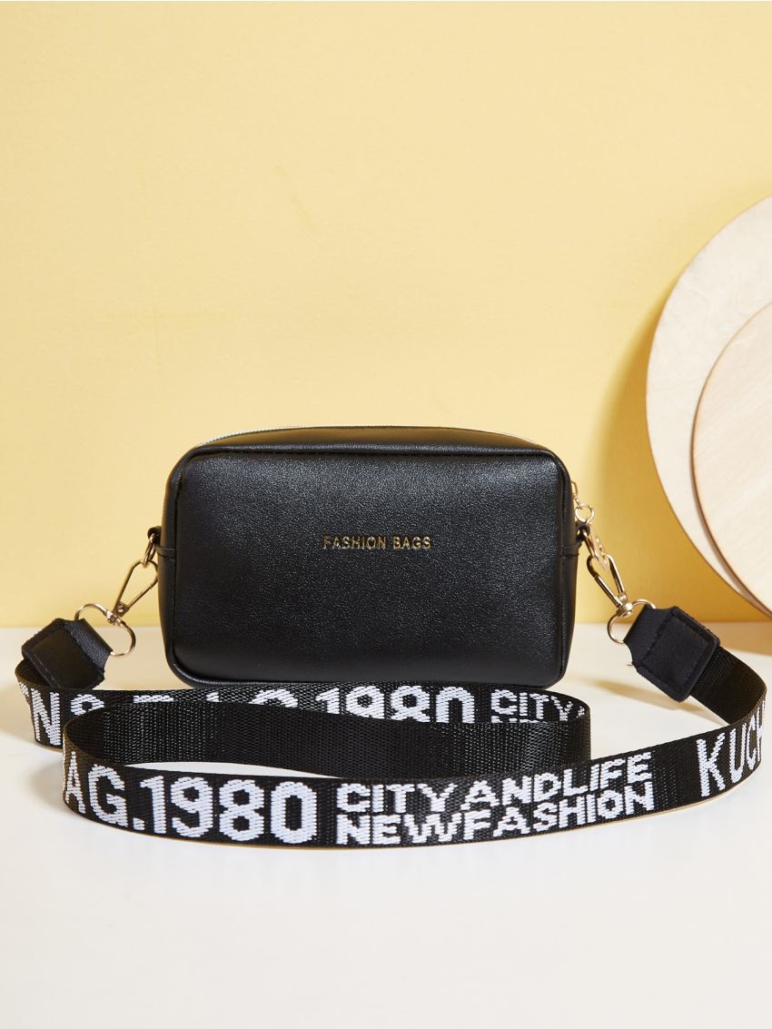 Mini Letter Graphic Dome Bag