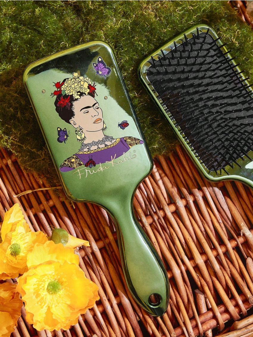 Frida Kahlo X SHEIN Figure Graphic Cushion Hair Brush