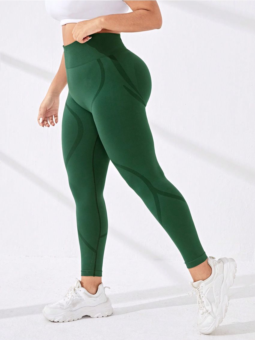 Yoga Basic Plus Size Sports Leggings