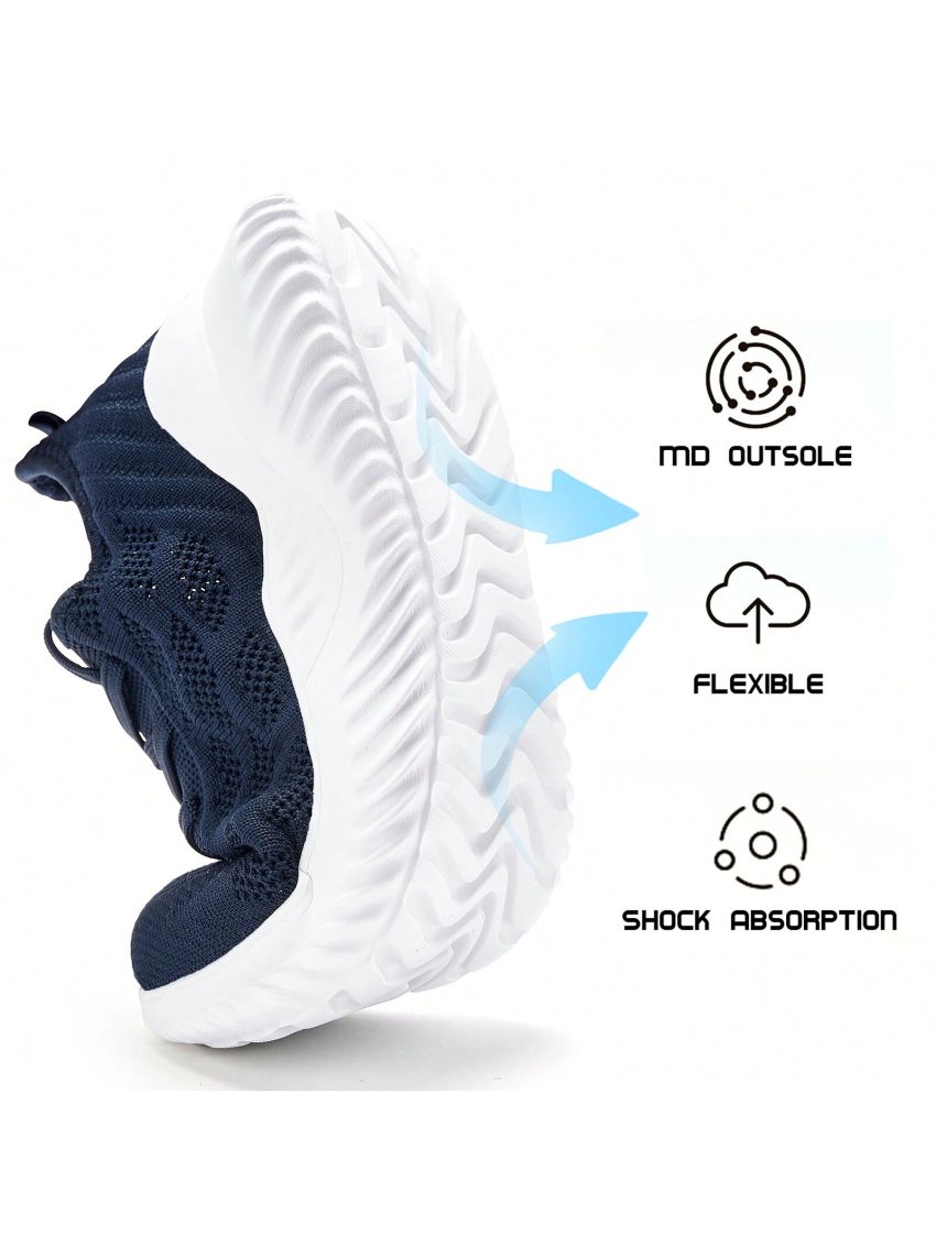 Womens Sneakers Running Shoes - Walking Tennis Shoes Lightweight Breathable Memory Foam Sport Shoe for Nurses Gym Jogging Trainers