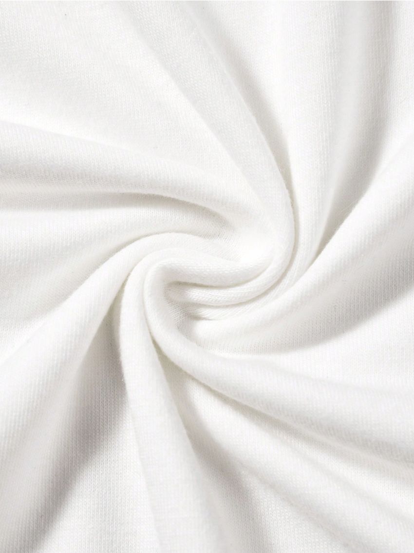 Men's Plus Size Letter Printed Short Sleeve T-shirt