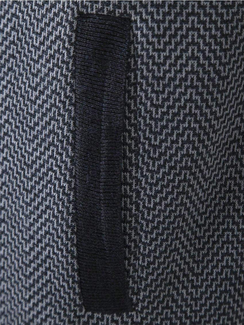 Manfinity Homme Men Contrast Trim Zipper Front Thermal Lined Cardigan