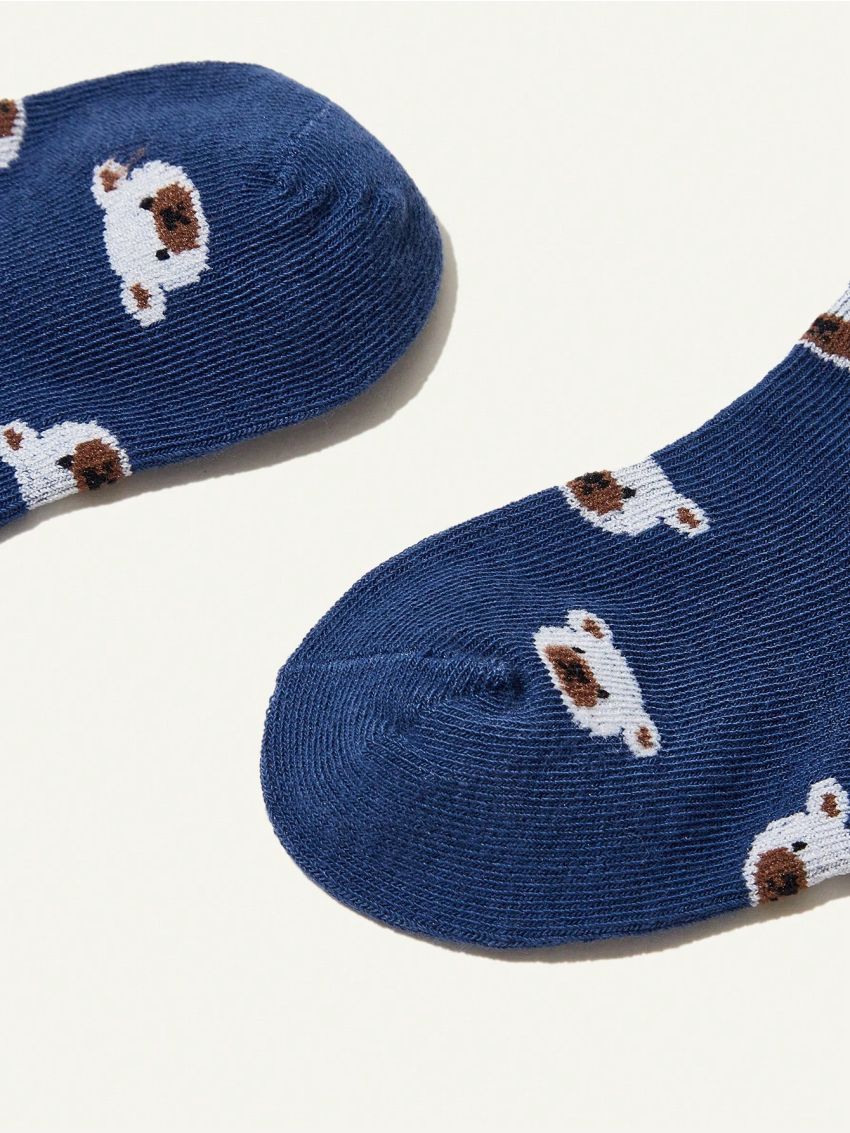 Cozy Cub 2pairs Cute Bear Design Baby Socks