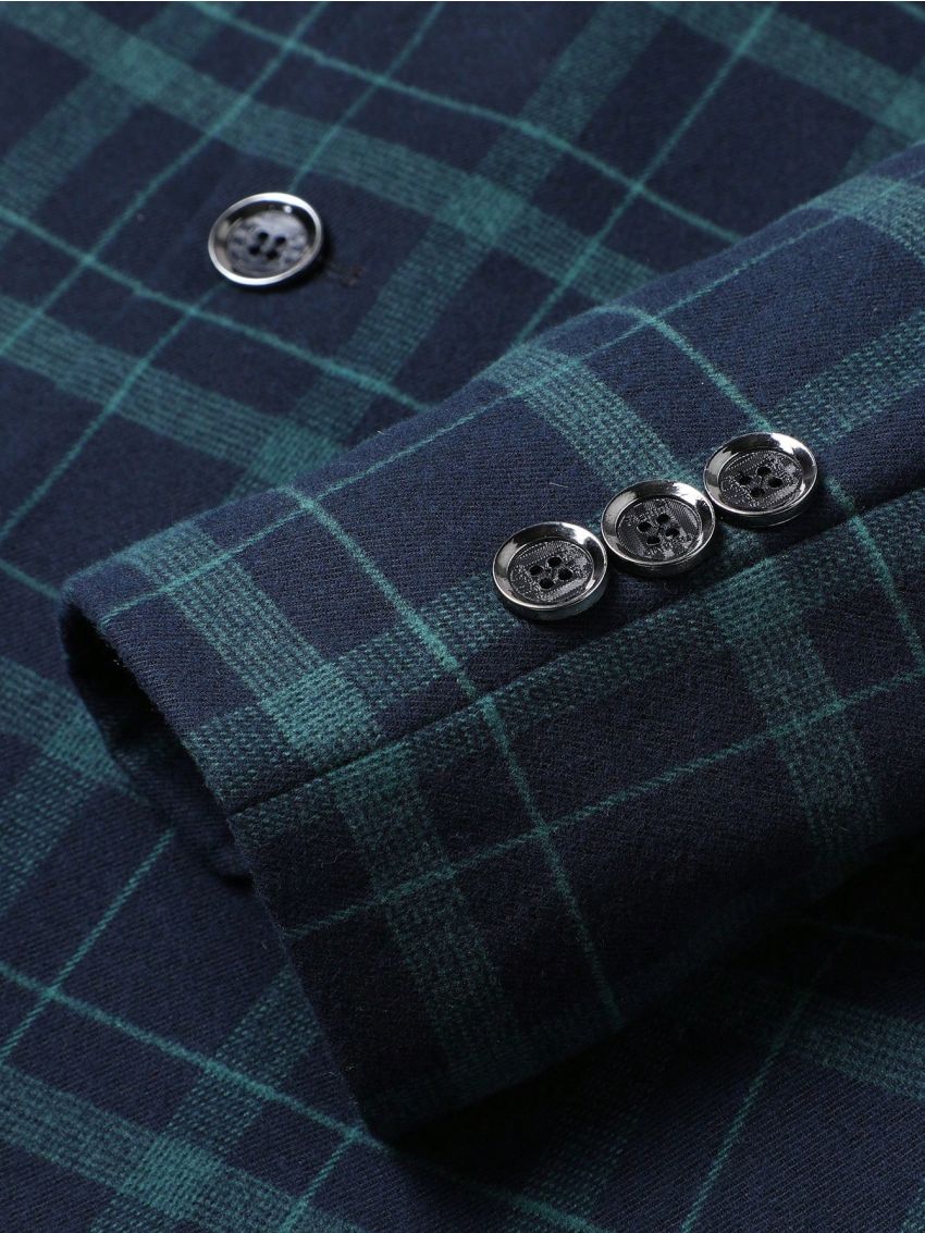 Men's Plaid Suit Set
