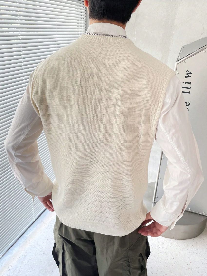 Manfinity Hypemode Men's Round Neck Sweater Vest