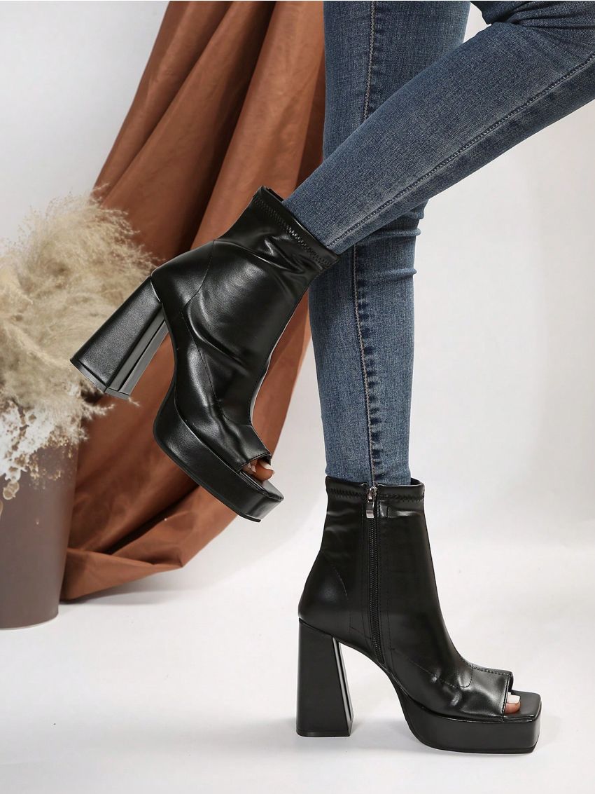 New Arrival Spring & Autumn Fashionable Single Ankle Boots For Daily Wear