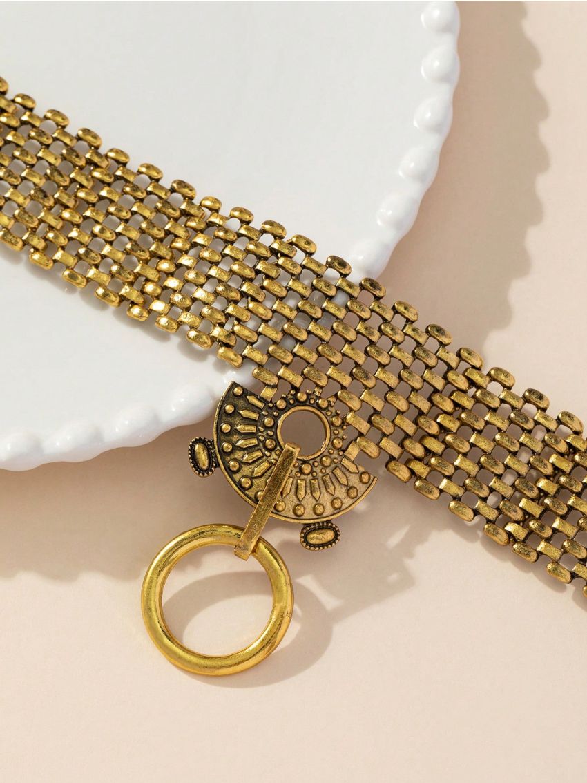 1pc Antique-style Alloy Necklace