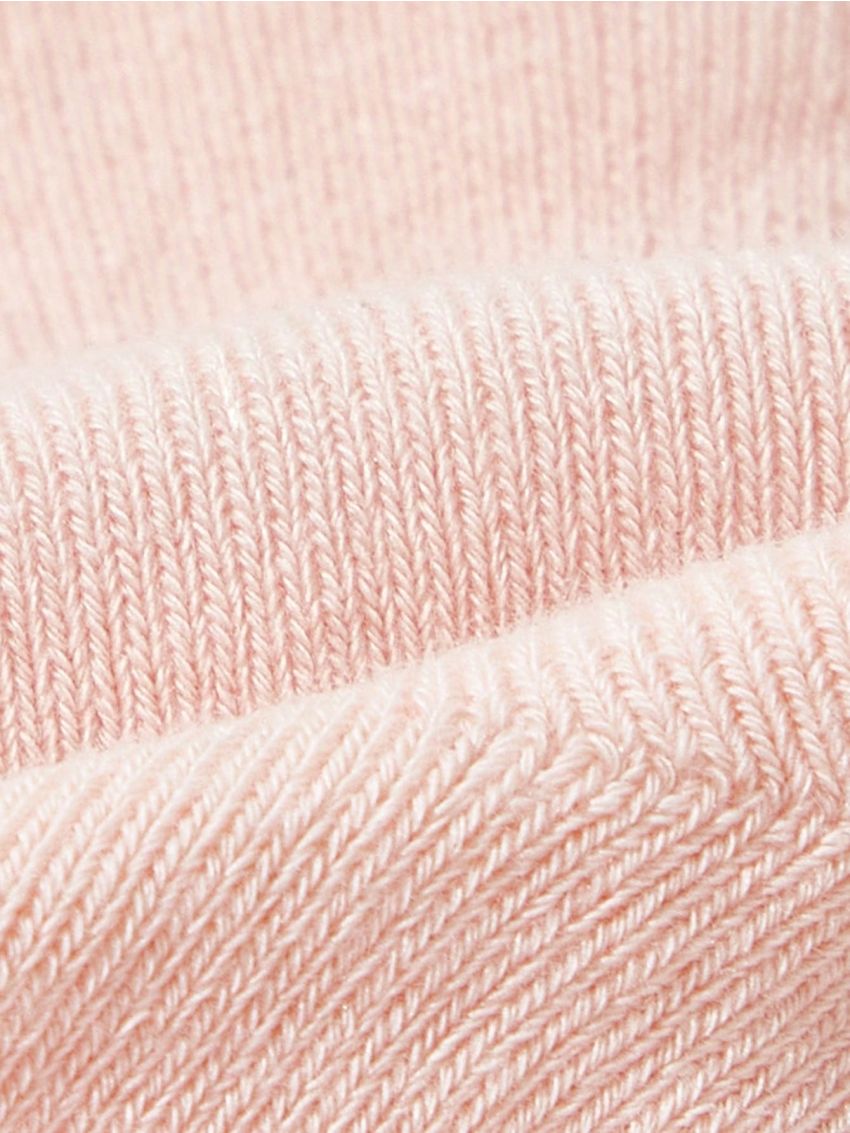 Cozy Cub 5pairs/set Cute Striped Baby Terry Socks With Fold-over Cuffs