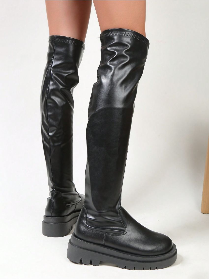 Women's Fashionable Over-the-knee Boots, Autumn-winter