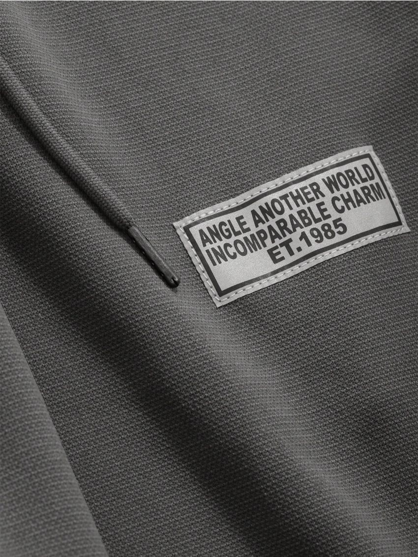 Dazy Star Letter Patched Drawstring Waist Sweatpants