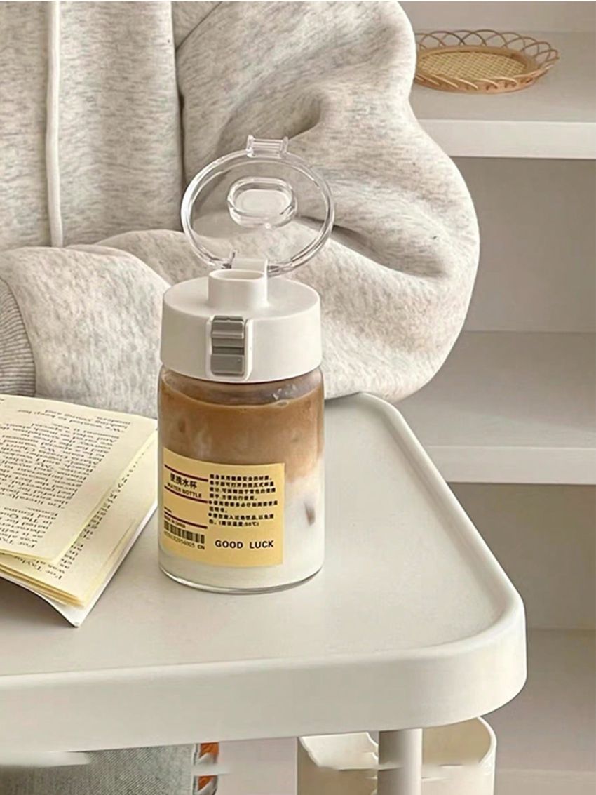 1pc High Value Plastic Portable Water Bottle For Students, Summer Sports Water Bottle, Anti-fall, Suitable For School