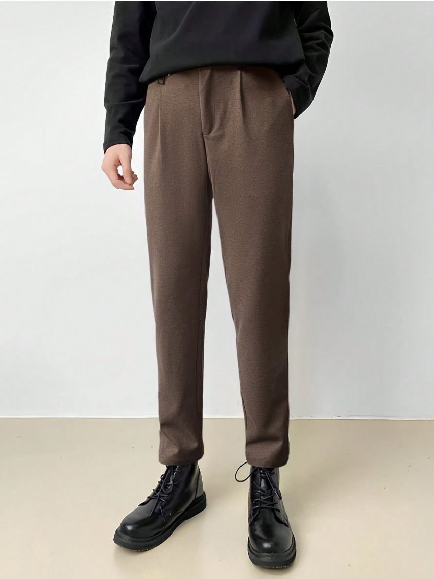 Manfinity Mode Men Slant Pocket Suit Pants