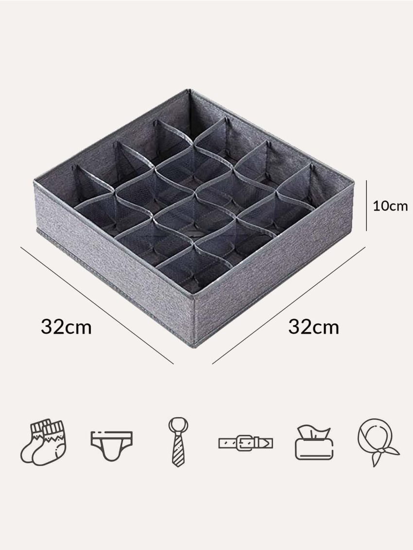 1pc Closet Organizer Drawer Divider 3 Size For Socks/Ties/Underwear/Belt/Bra/Shirt/Towel