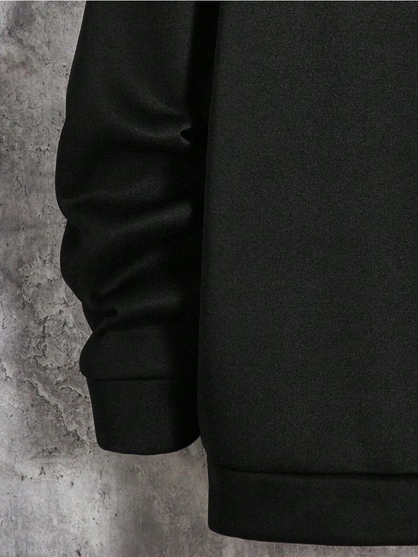 Men'S Plus Size Letter Printed Hooded Sweatshirt And Pants Set