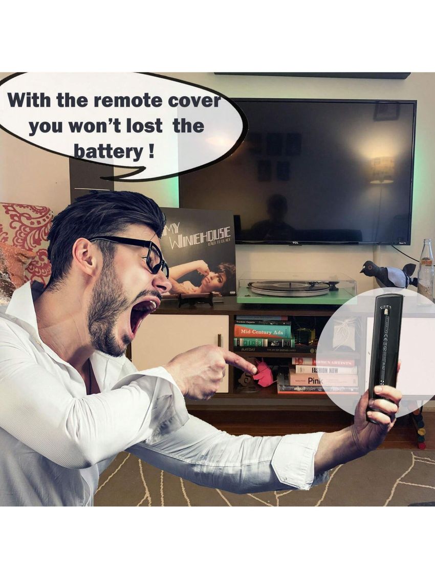 4K Firestick Remote Cover, 4K+ Firestickremote TV Remote Universal Remote Case Skin Sleeve with Lanyard Glow in The Dark