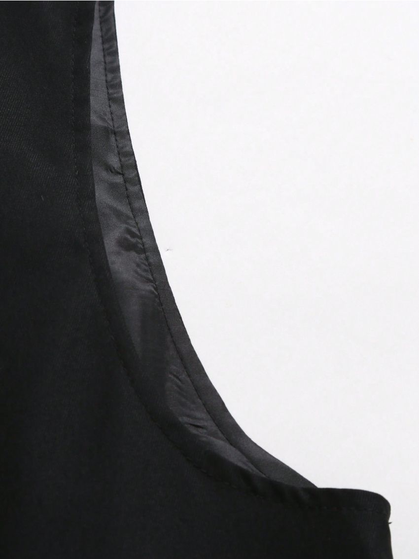 Manfinity Men Plus 1pc Button Front Waistcoat