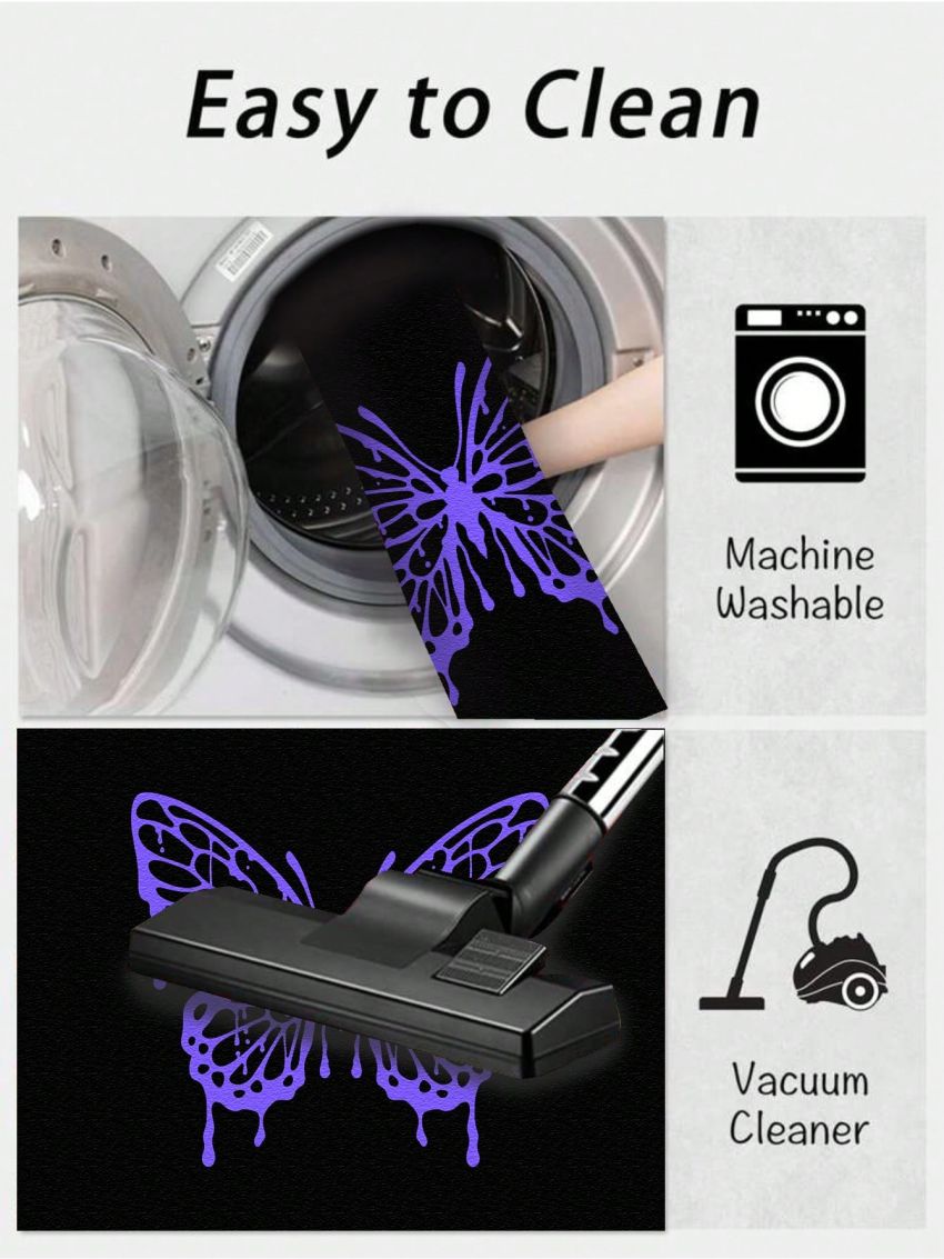 Rat Studio Personality & Fashionable Butterfly Pattern Living Room/bedroom Decorative Carpet