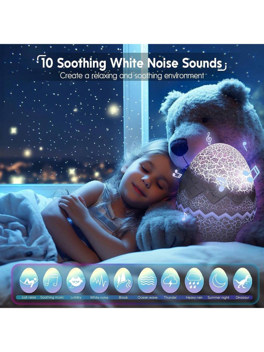 Rossetta Star Projector, Galaxy Projector LED Lights for Bedroom, Remote Control & White Noise Bluetooth Speaker, 4 Lighting Modes Night Light for Kids Room, Adults Home Theater, Party, Bedroom Decor