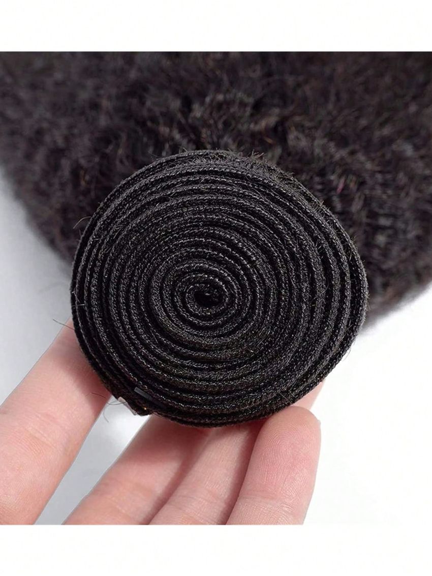 Kinky Straight Human Hair Bundles Yaki Straight 1 Bundles Deal Brazilian Natural Hair Remy Hair 100% Human Hair