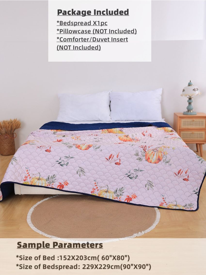Flower Pattern Bedspread