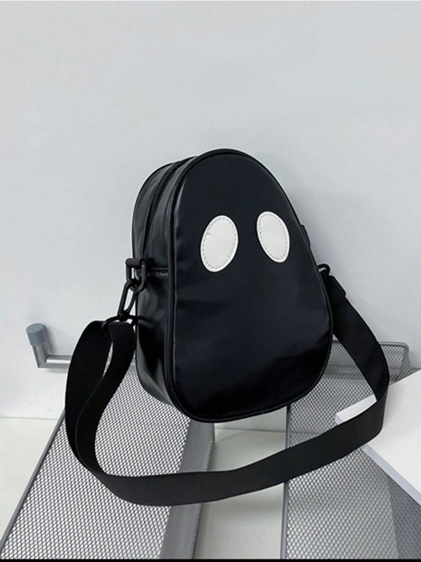 Cute Ghost Purse, Women's Pu Crossbody Bag, Shoulder Bag For Girls