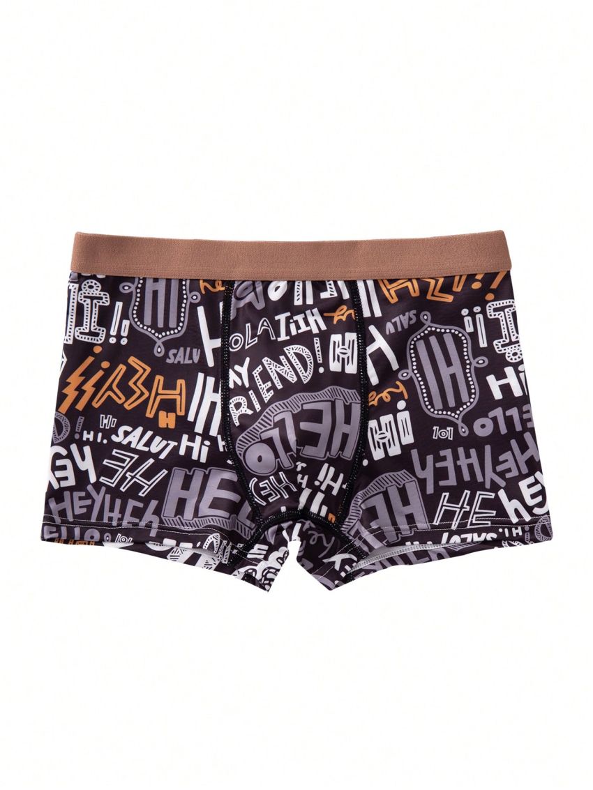 Tween Boy 4pack Letter Graphic Boxer Brief
