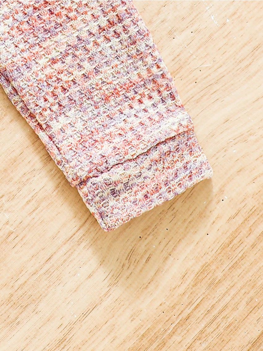 Baby Girls' Marble Knit Button Front Cardigan