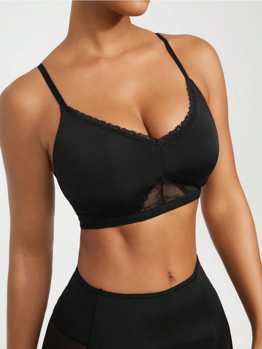 SHEIN SHAPE Women's Lace Patchwork Slimming Camisole