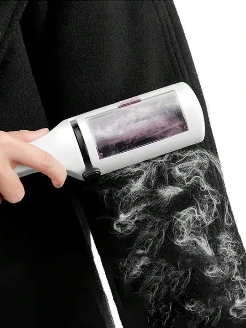 1pc Clothing Static Hair Removal Brush, Portable Lint Roller, Dry Cleaning Adhesive Hair Remover